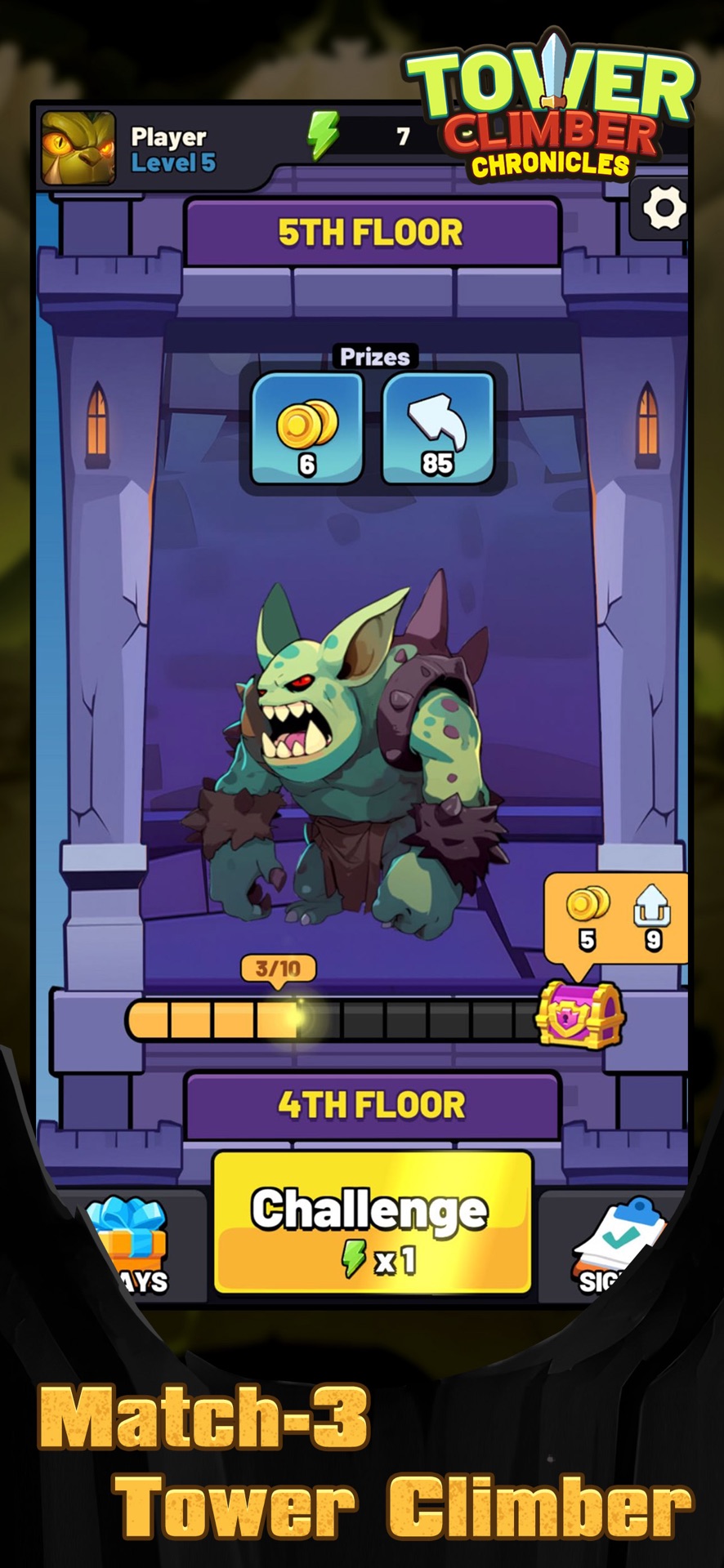 Tower battle challenge
